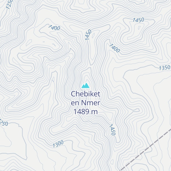 Map of Chebiket en Nmer