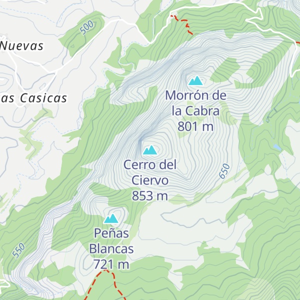 Map of Cerro del Ciervo