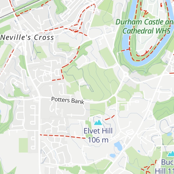 Map of Observatory Hill