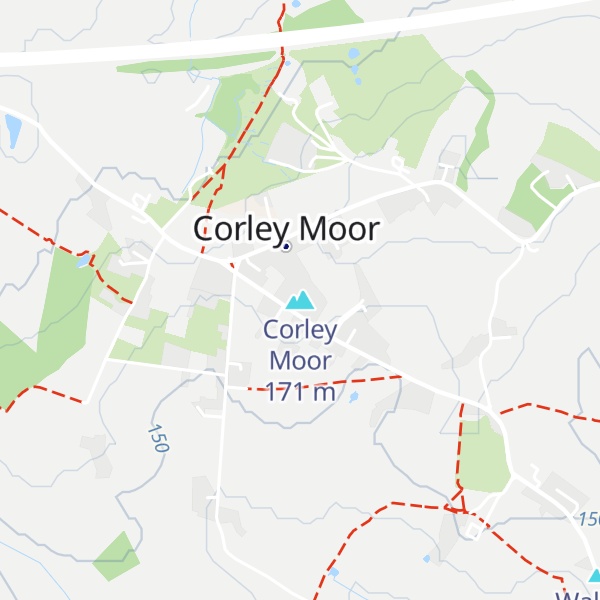 Map of Corley Moor