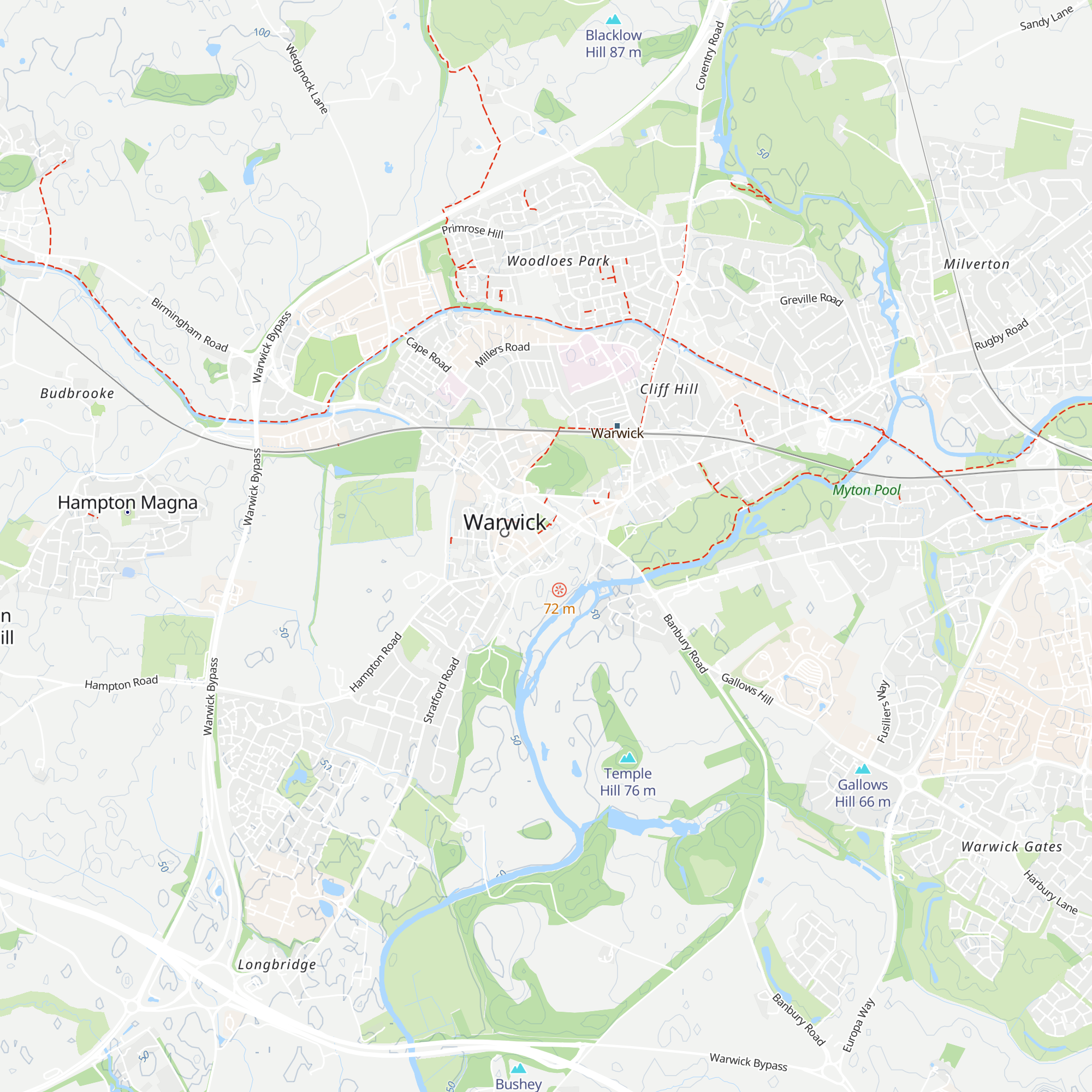 Warwick Tourist Information Centre map