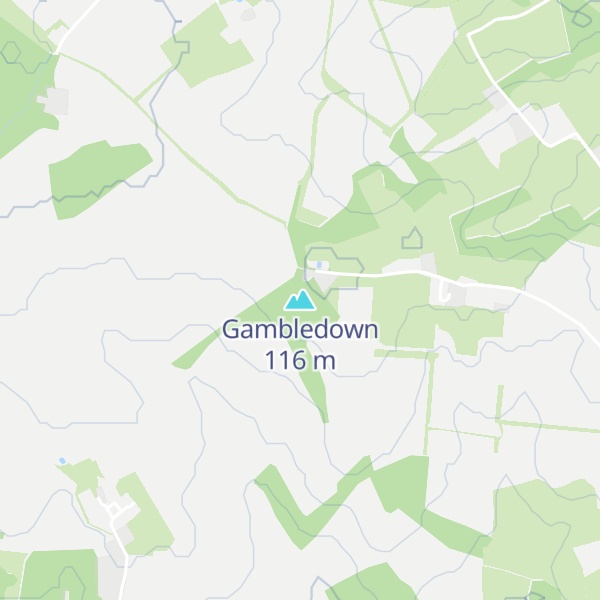 Map of Gambledown