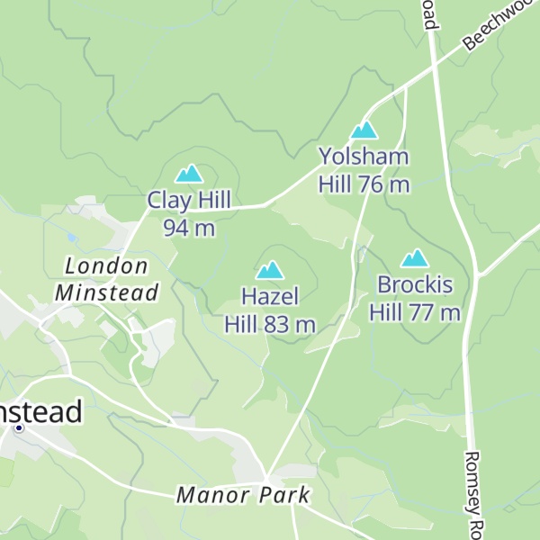 Map of Hazel Hill