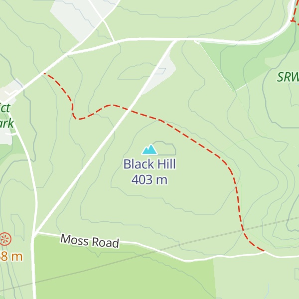Map of Black Hill