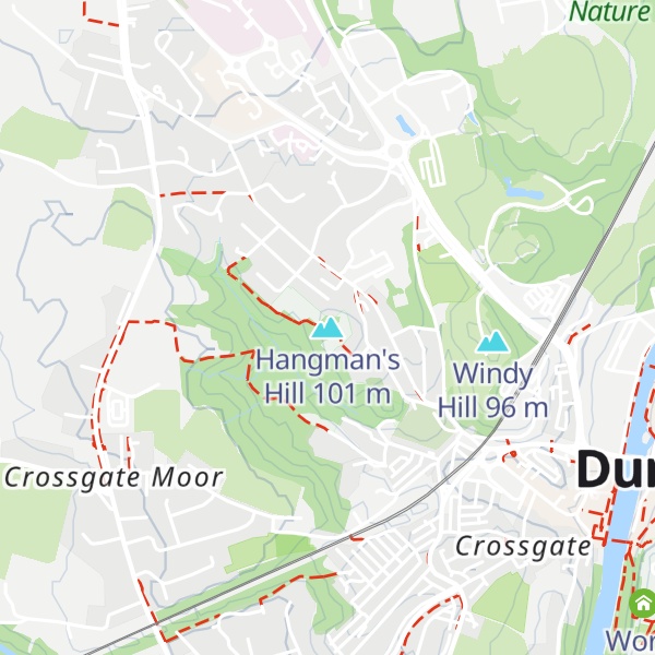 Map of Hangman's Hill