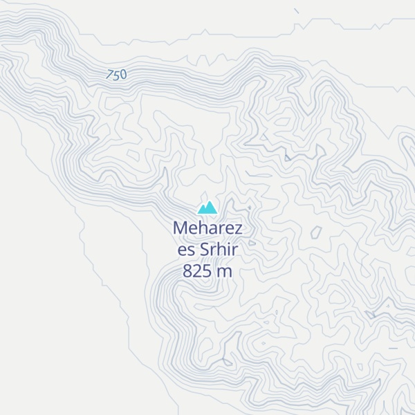 Map of Meharez es Srhir