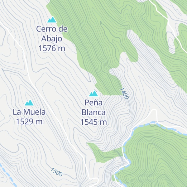 Map of Peña Blanca