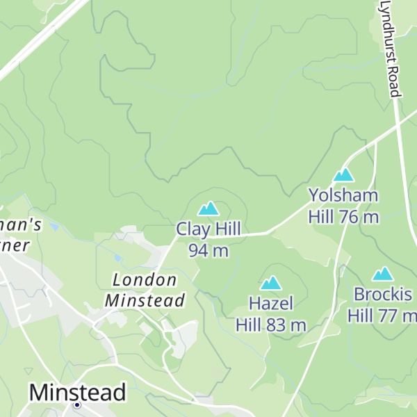 Map of Clay Hill