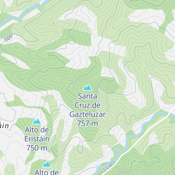 Map of Santa Cruz de Gazteluzar