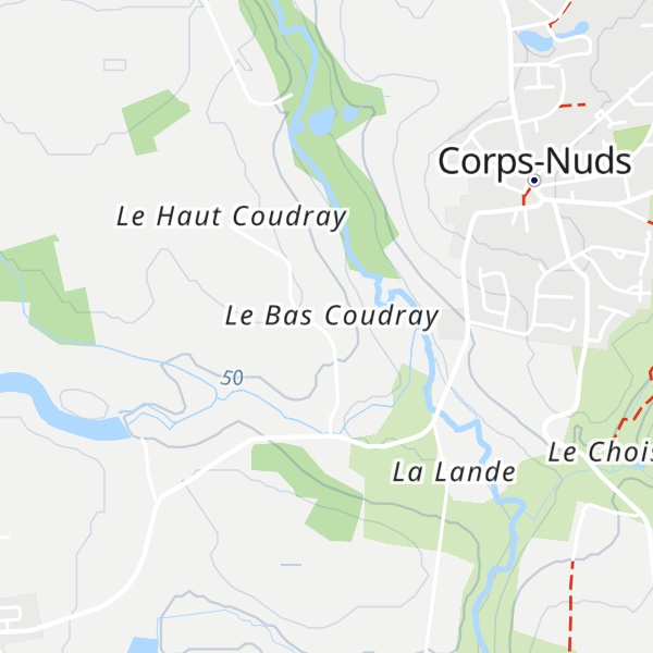 Map of Gîte Framboise