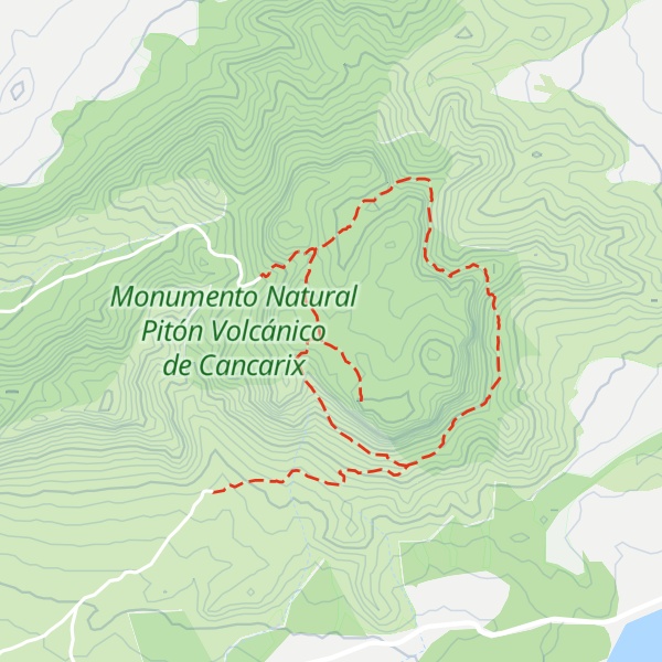Map of Pitón volcánico de Cancarix