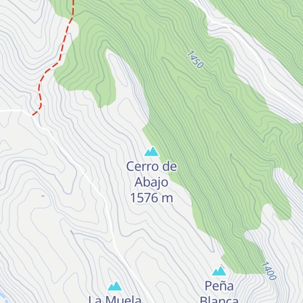 Map of Cerro de Abajo