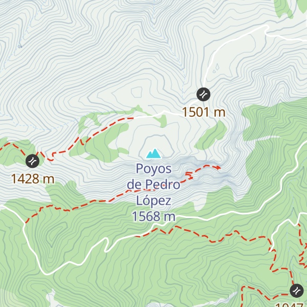 Map of Poyos de Pedro López