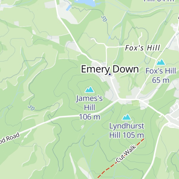 Map of James's Hill