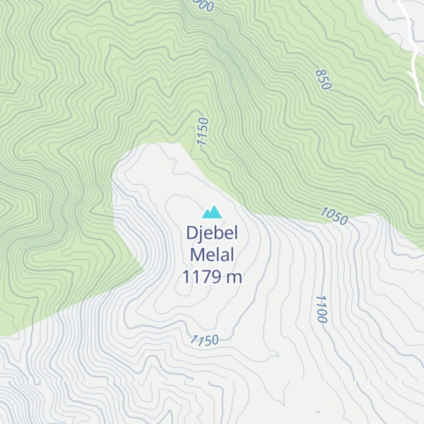 Map of Djebel Melal
