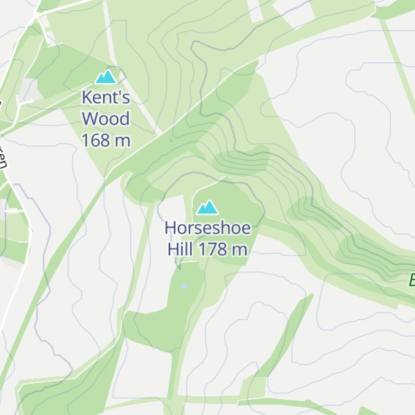 Map of Horseshoe Hill