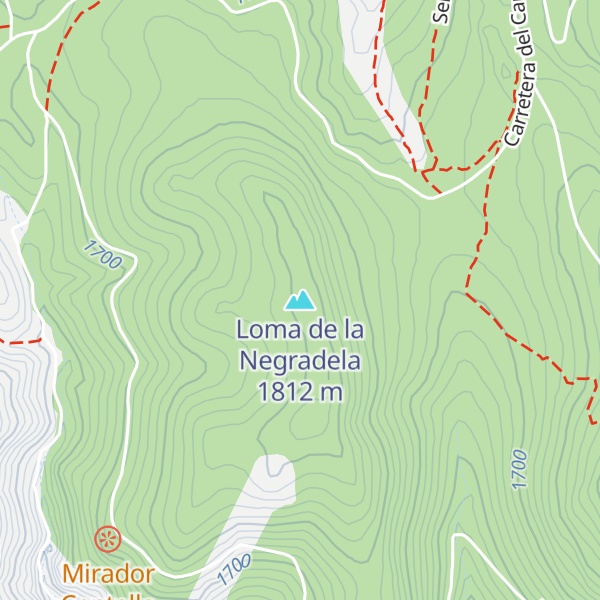Map of Loma de la Negradela