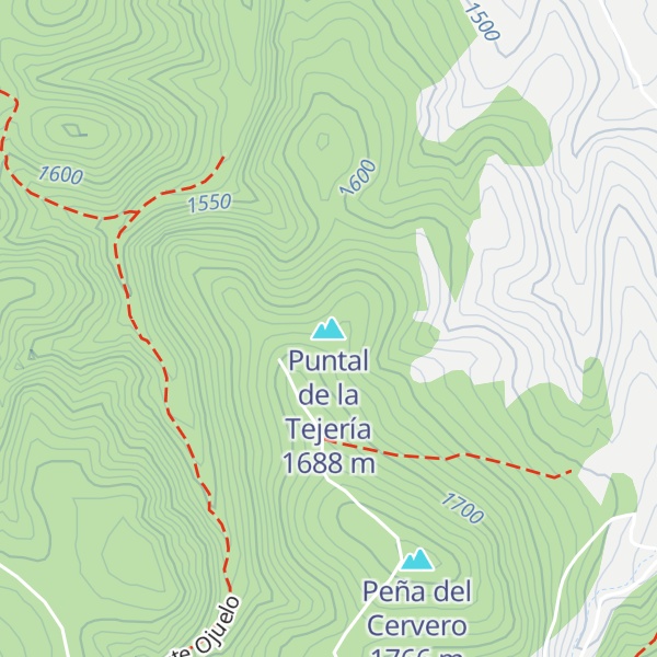 Map of Puntal de la Tejería