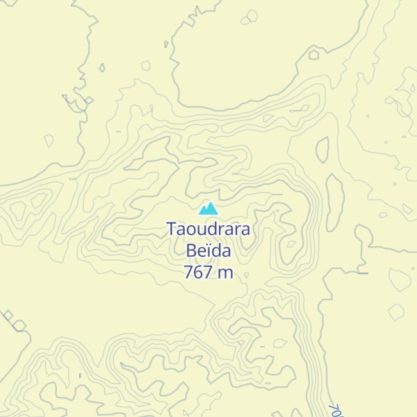 Map of Taoudrara Beïda