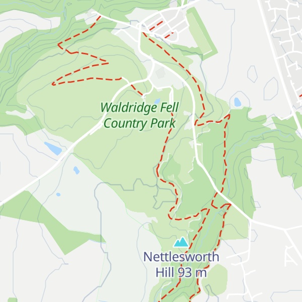 Map of Wanister Hill