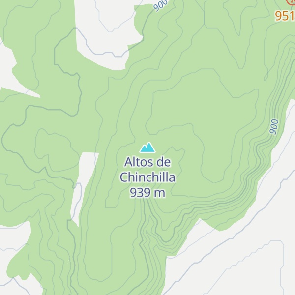 Map of Altos de Chinchilla