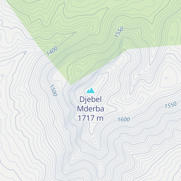 Map of Djebel Mderba