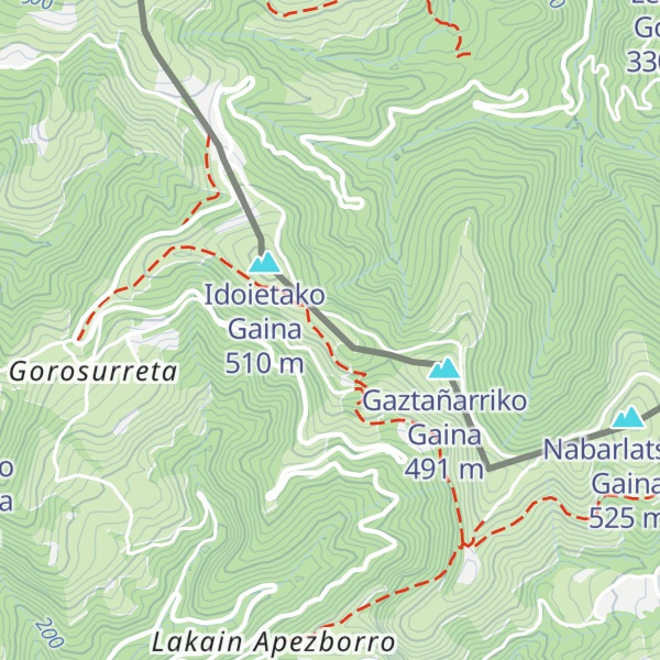 Map of Cabane d'Usategieta