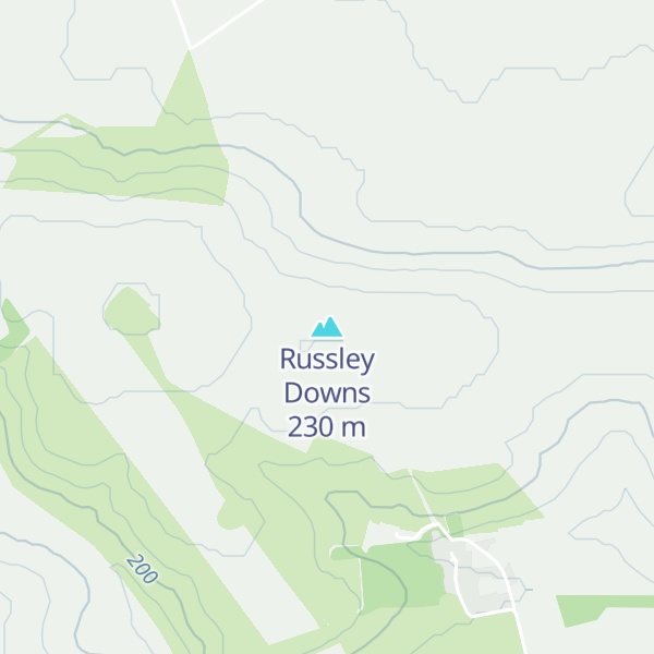 Map of Russley Downs