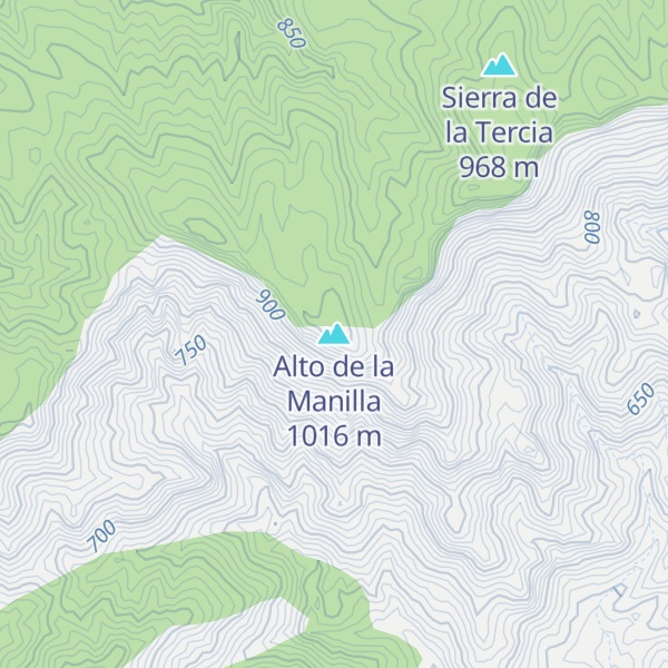 Map of Alto de la Manilla