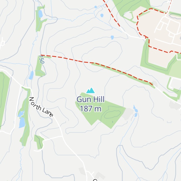 Map of Gun Hill