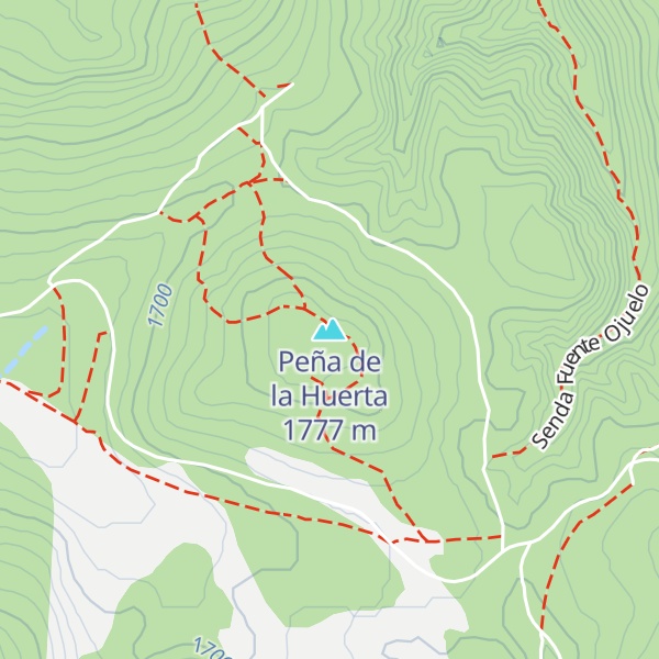 Map of Peña de la Huerta