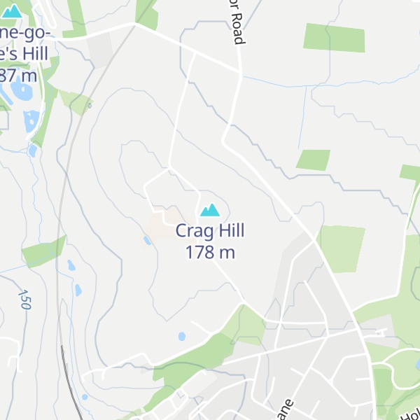 Map of Crag Hill