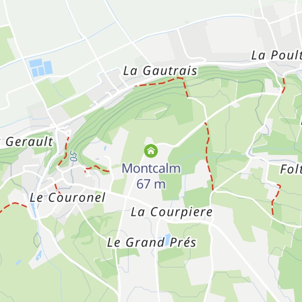 Map of Montcalm