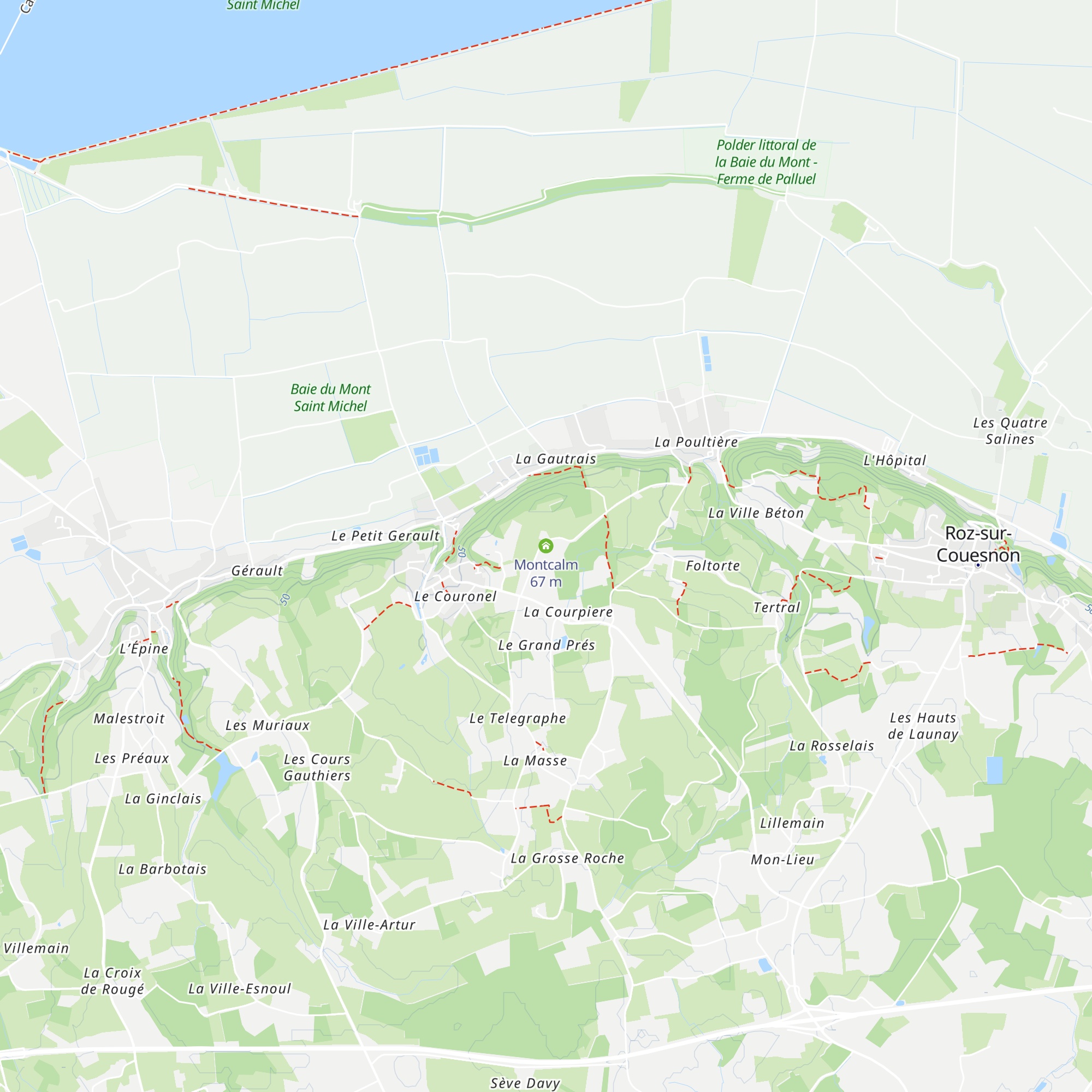 Montcalm map