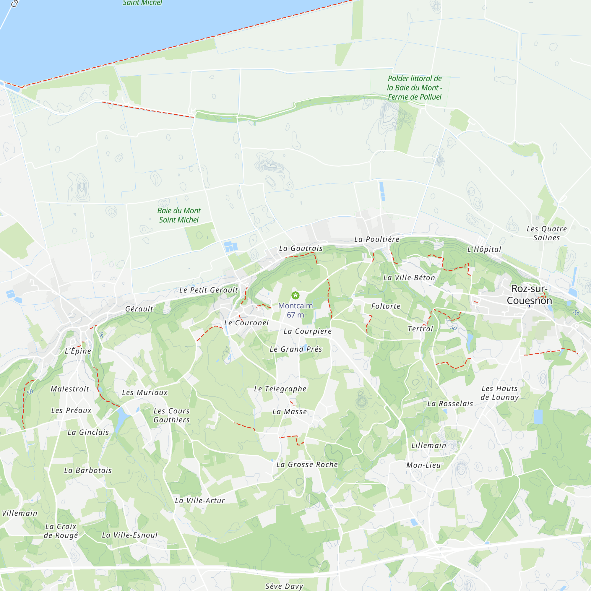 Montcalm map