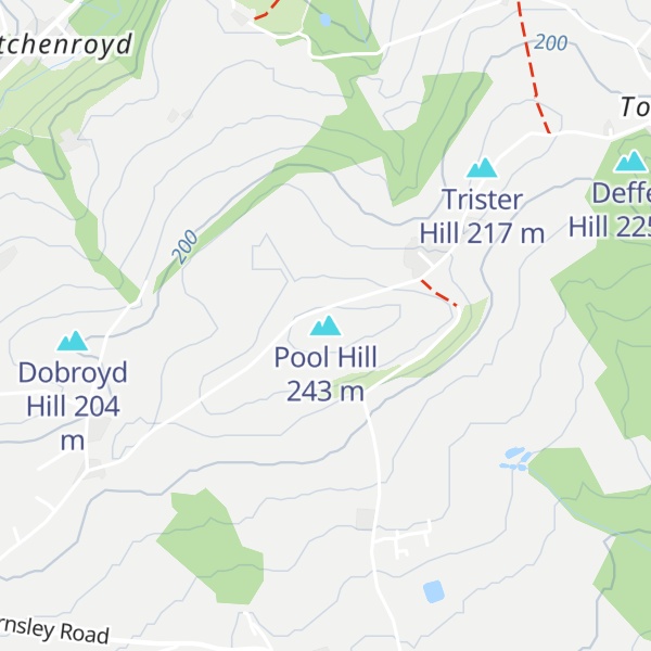 Map of Pool Hill