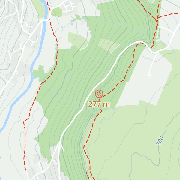 Map of R O Downes Hut
