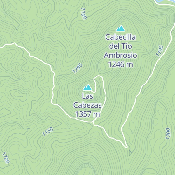 Map of Las Cabezas