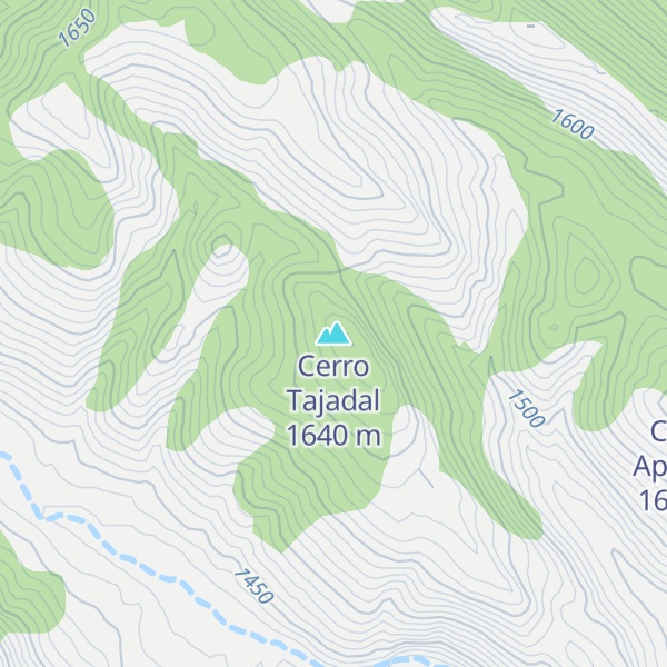 Map of Cerro Tajadal