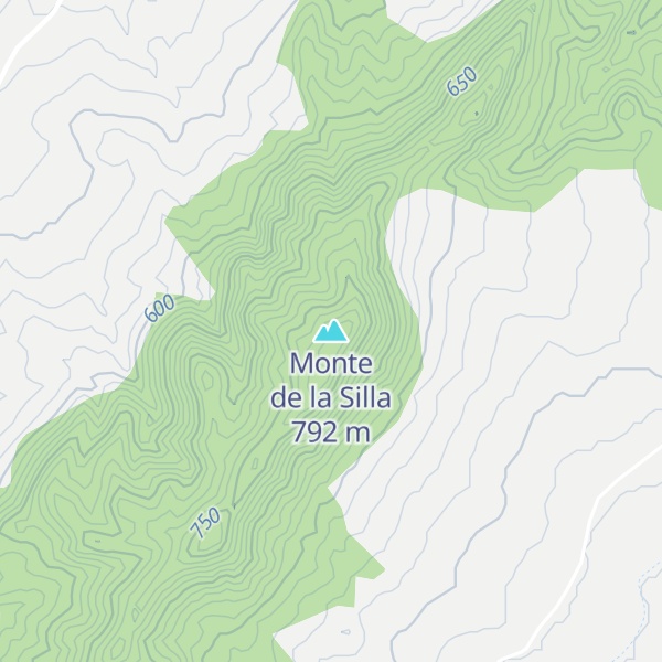 Map of Monte de la Silla