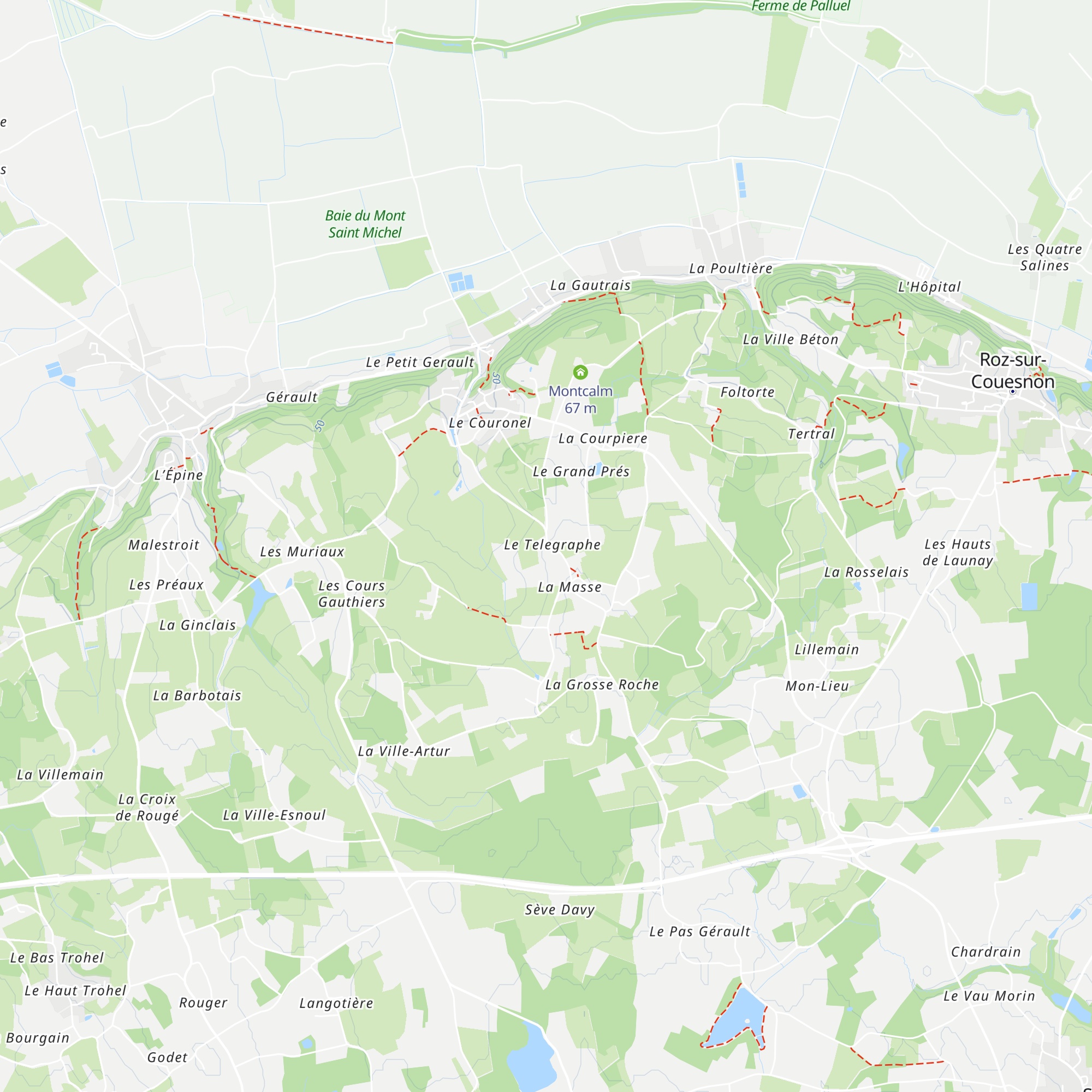 Gîte de la Bosse Besnard map