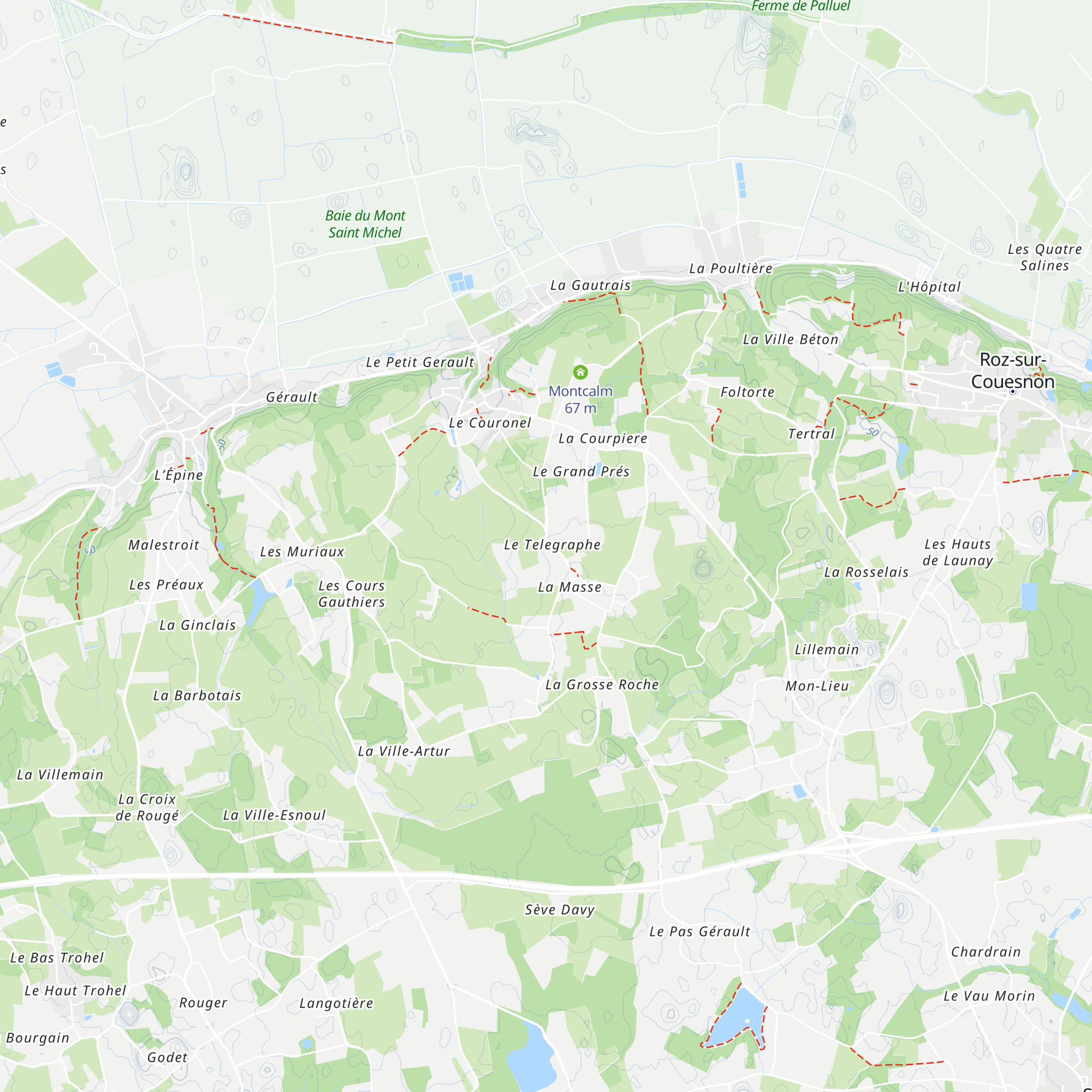 Gîte de la Bosse Besnard map