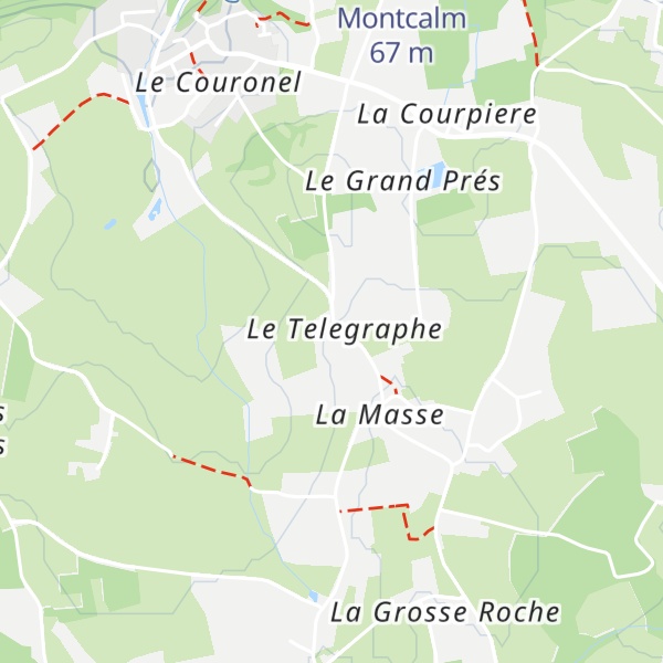 Map of Gîte de la Bosse Besnard