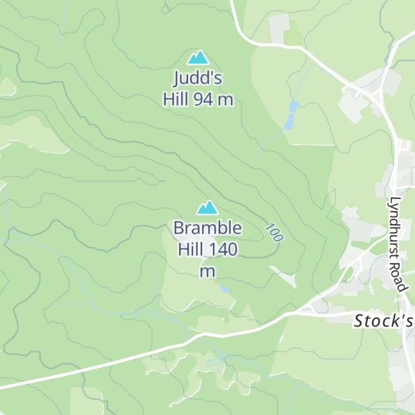 Map of Bramble Hill