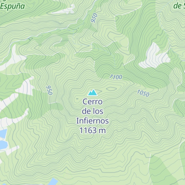 Map of Cerro de los Infiernos