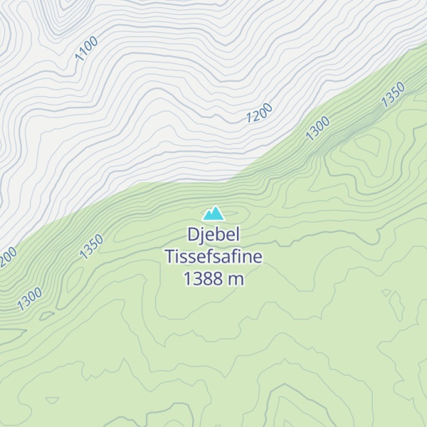 Map of Djebel Tissefsafine