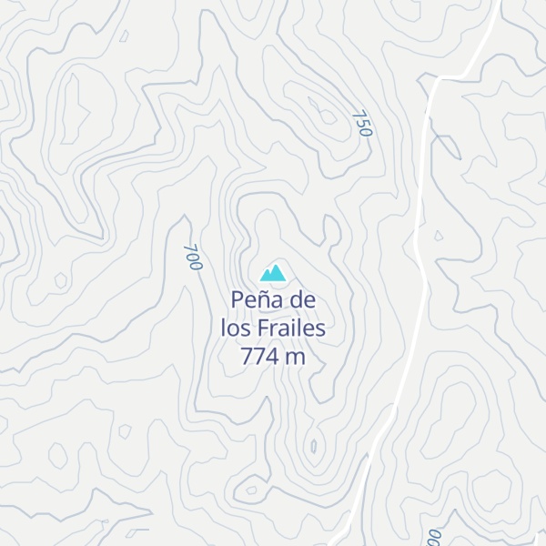 Map of Peña de los Frailes