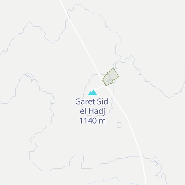 Map of Garet Sidi el Hadj