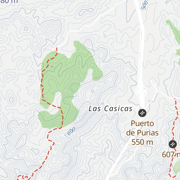 Map of Alto de la Cuesta