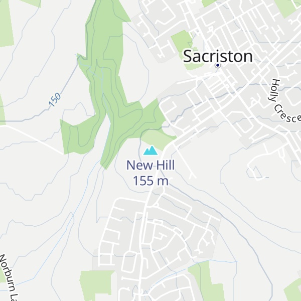 Map of New Hill